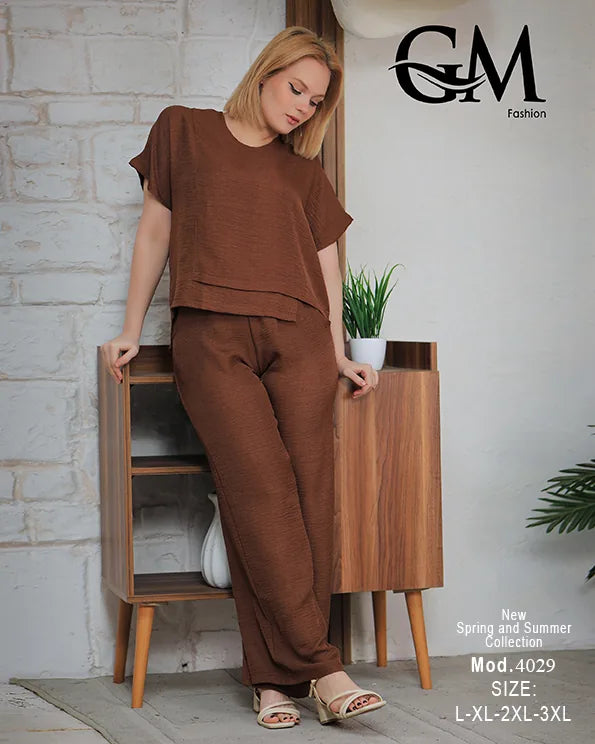 ترينج حريمي كاجوال مريح صيفي | GM Fashion موديل 4029