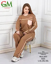 ترنج حريمي رياضي قطن خفيف كاجوال مريح | GM Fashion موديل 4905