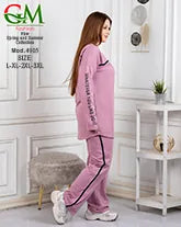 ترنج حريمي رياضي قطن خفيف كاجوال مريح | GM Fashion موديل 4905