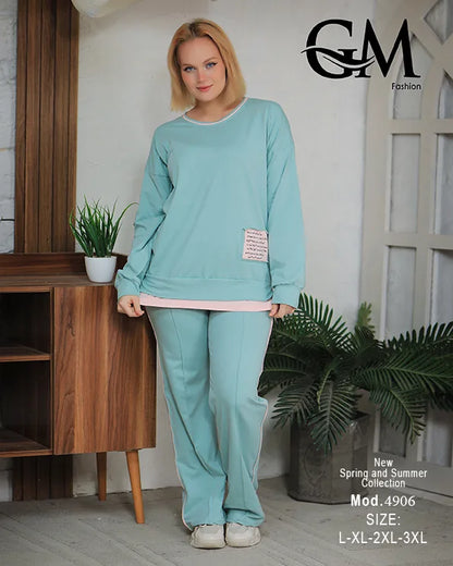 ترينج حريمي رياضي كاجوال مريح | GM Fashion موديل 4906