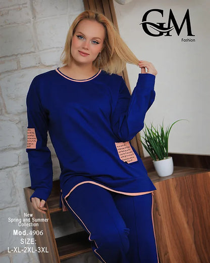 ترينج حريمي رياضي كاجوال مريح | GM Fashion موديل 4906