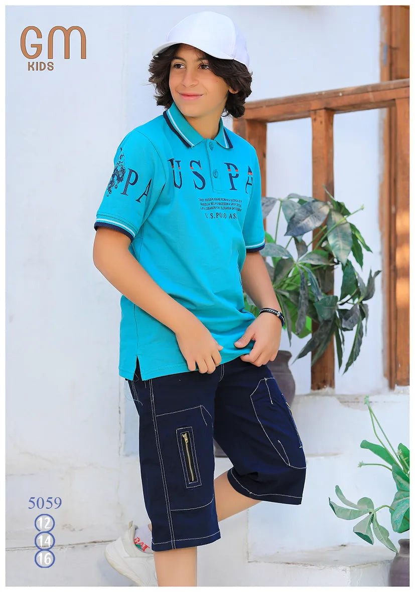 ترنج ولادي قطن صيفي – موديل 5059 من GM Kids