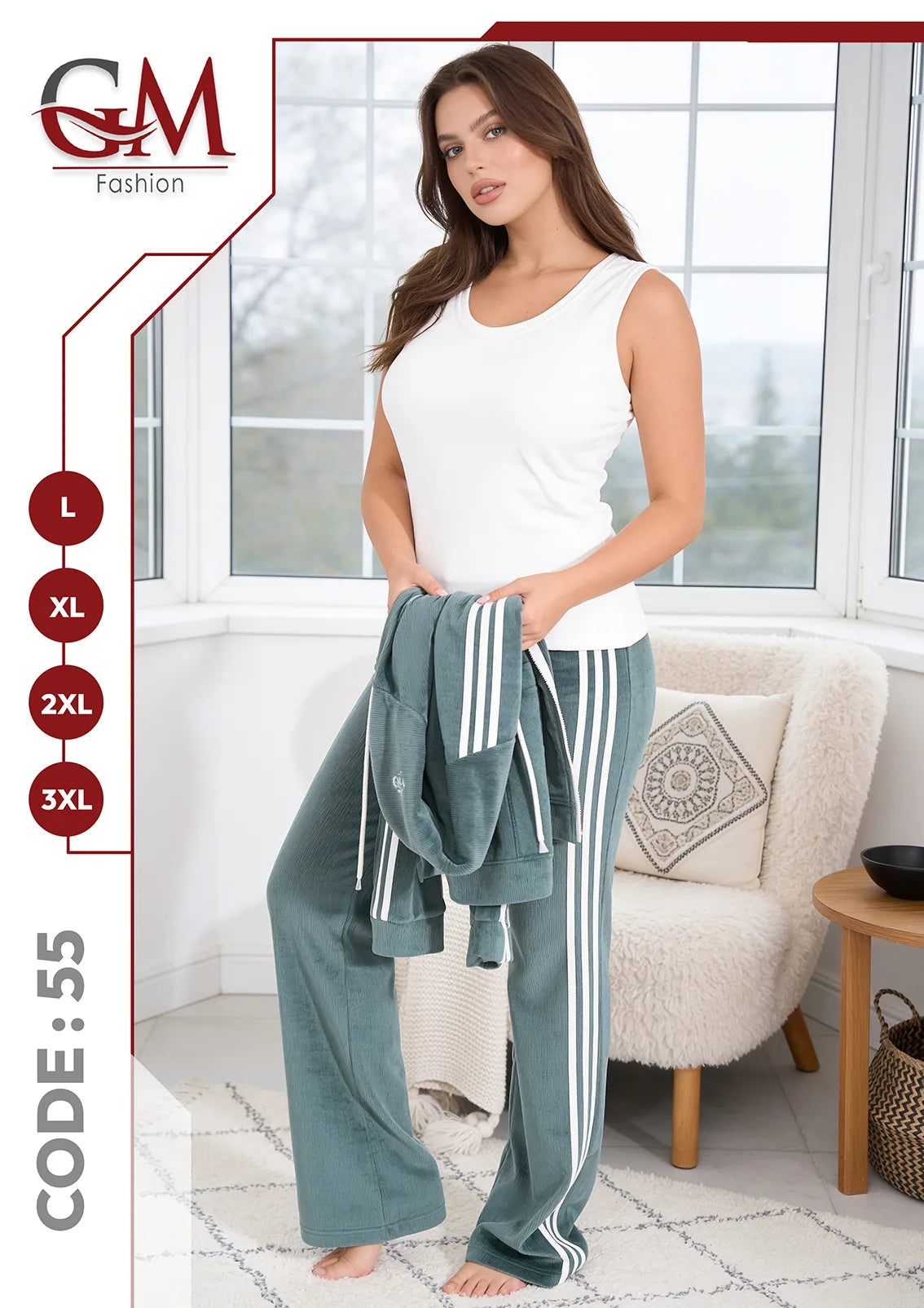 ترنج شتوى 3 قطع موديل 55 - GM Fashion