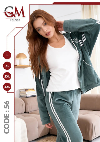 ترنج كاجوال حريمى 3 قطع - موديل 56 - GM Fashion