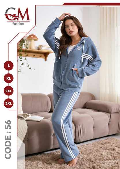 ترنج كاجوال حريمى 3 قطع - موديل 56 - GM Fashion