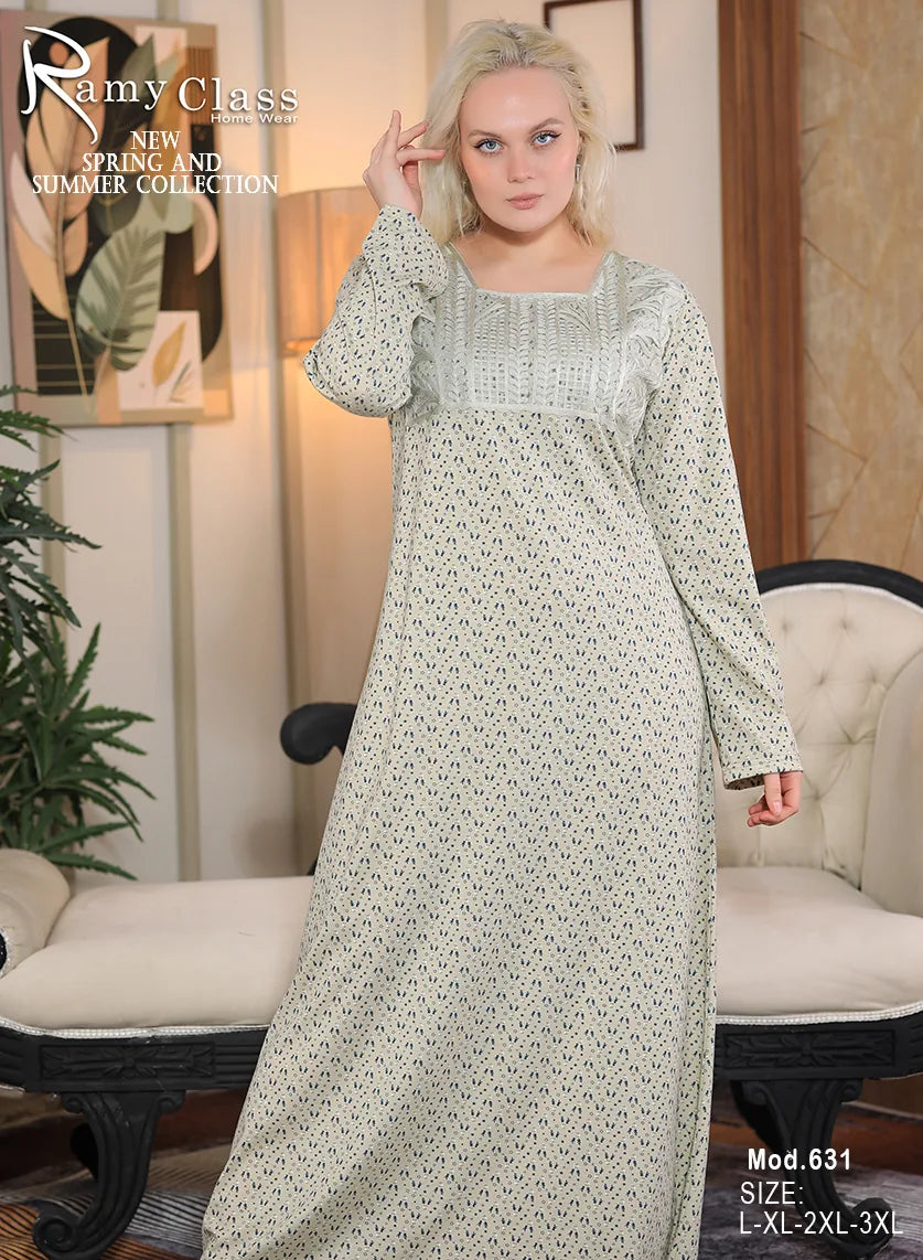 عباية بيت قطن شعبي خفيف – موديل 631 من رامي كلاس