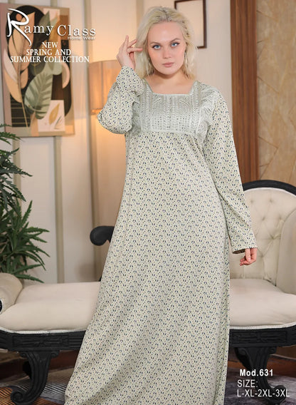 عباية بيت قطن شعبي خفيف – موديل 631 من رامي كلاس
