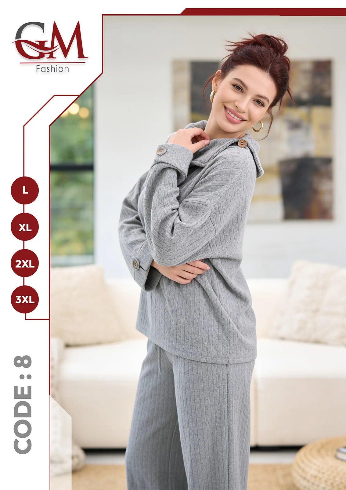 ترنج شتوى حريمى - موديل 8 - GM Fashion