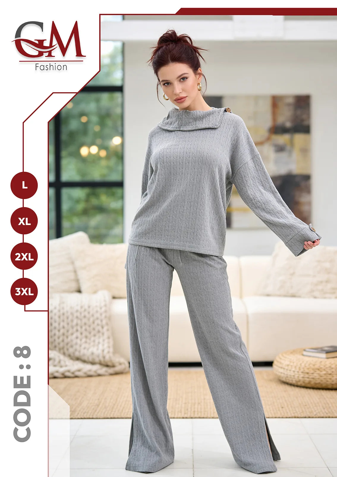 ترنج شتوى حريمى - موديل 8 - GM Fashion