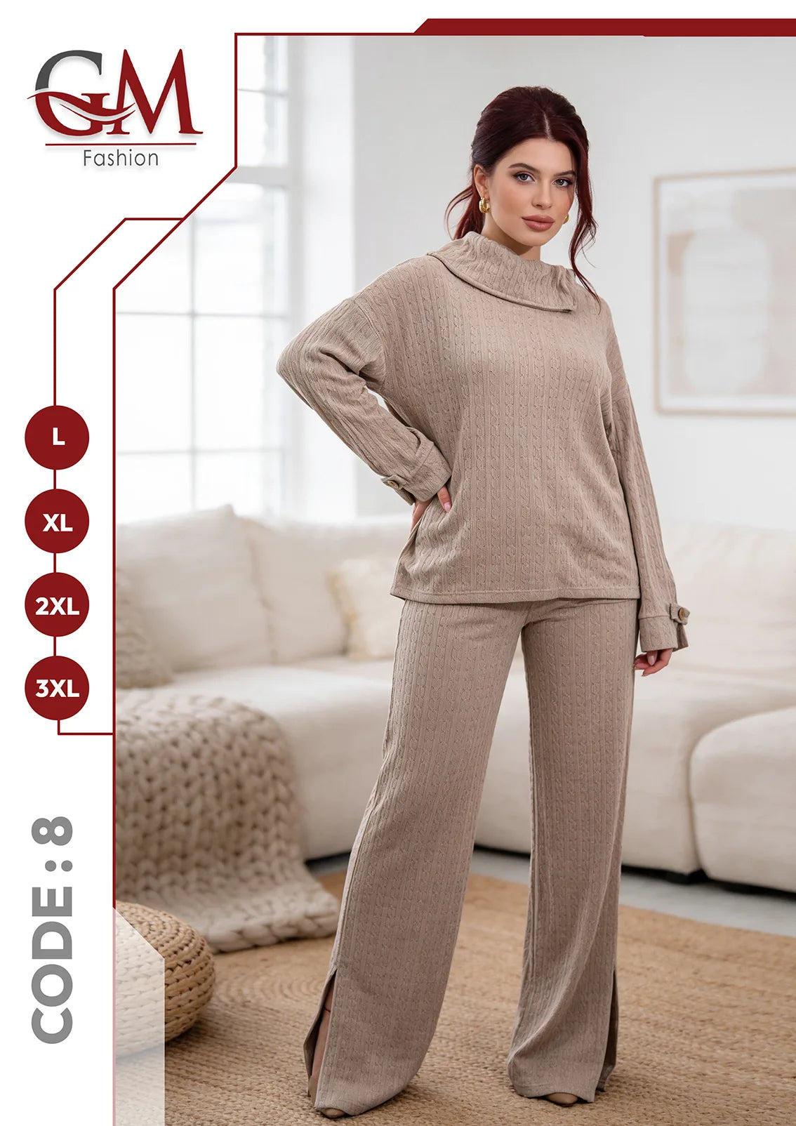 ترنج شتوى حريمى - موديل 8 - GM Fashion