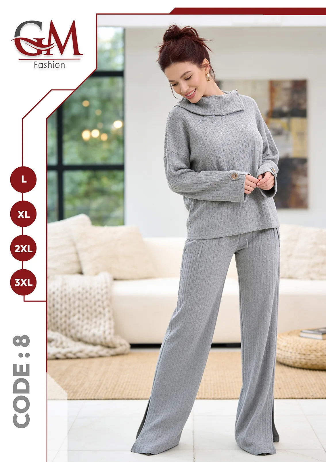 ترنج شتوى حريمى - موديل 8 - GM Fashion