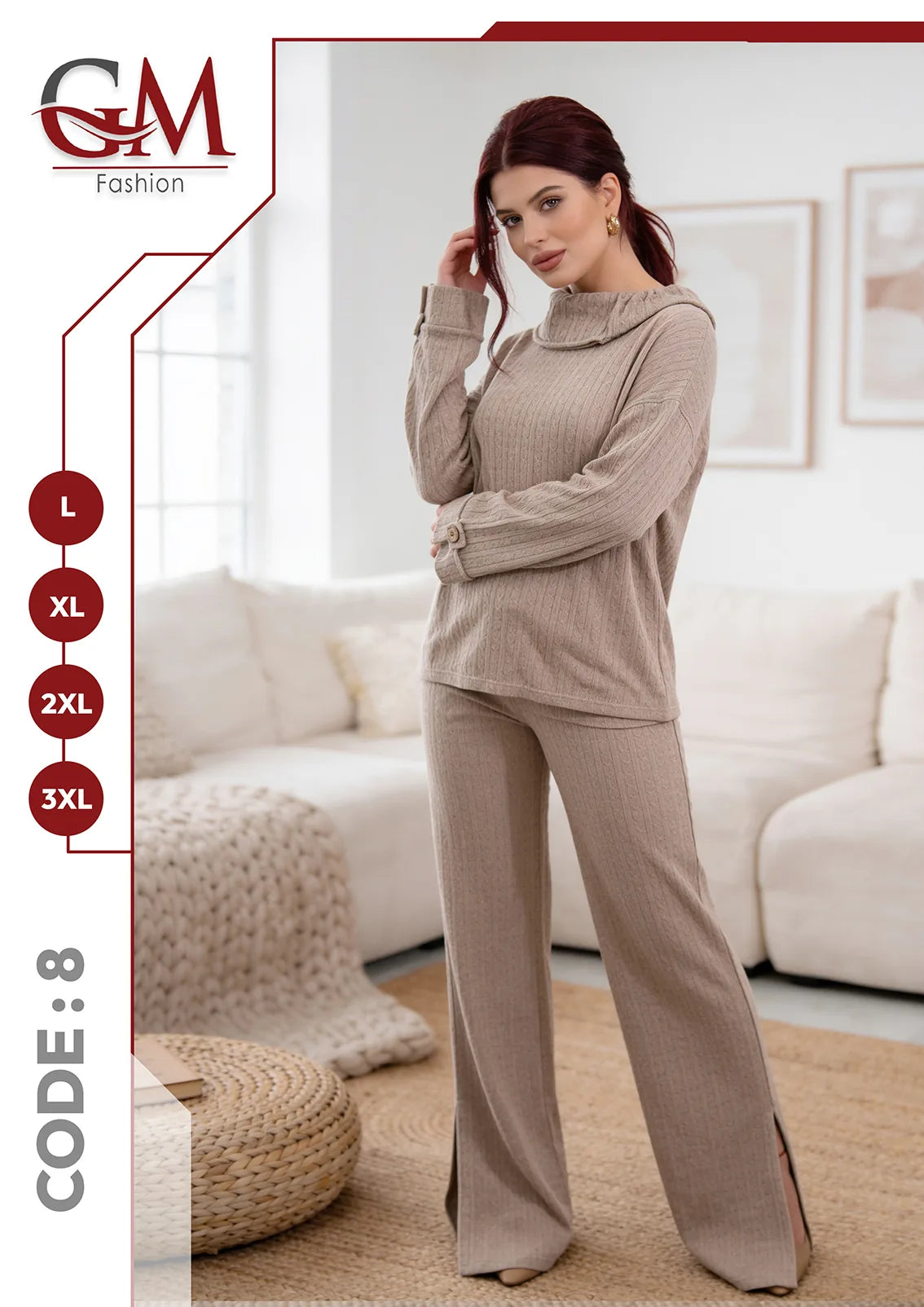 ترنج شتوى حريمى - موديل 8 - GM Fashion