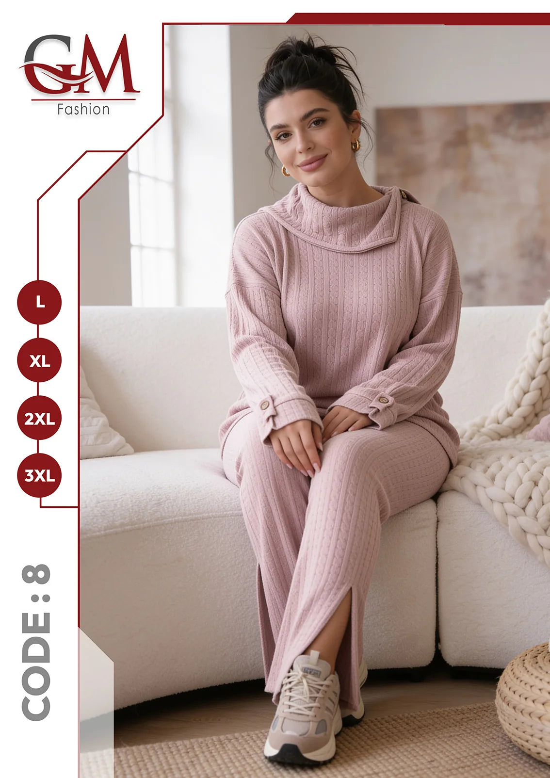 ترنج شتوى حريمى - موديل 8 - GM Fashion