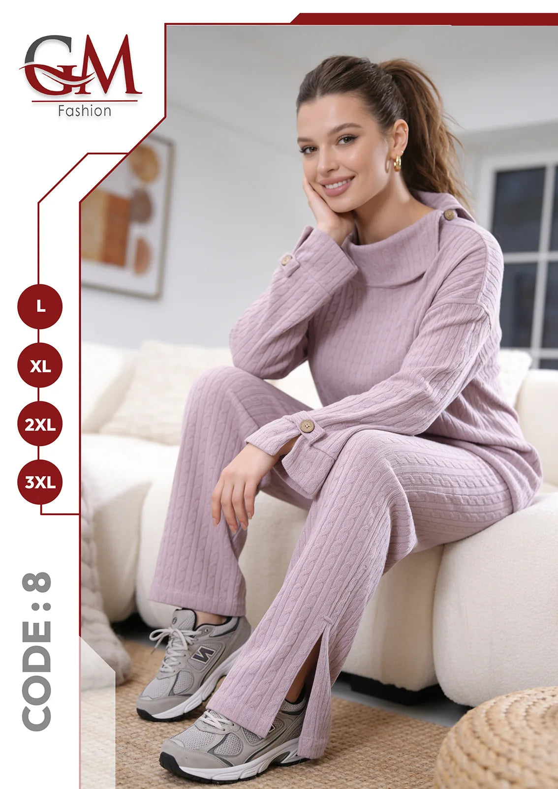 ترنج شتوى حريمى - موديل 8 - GM Fashion